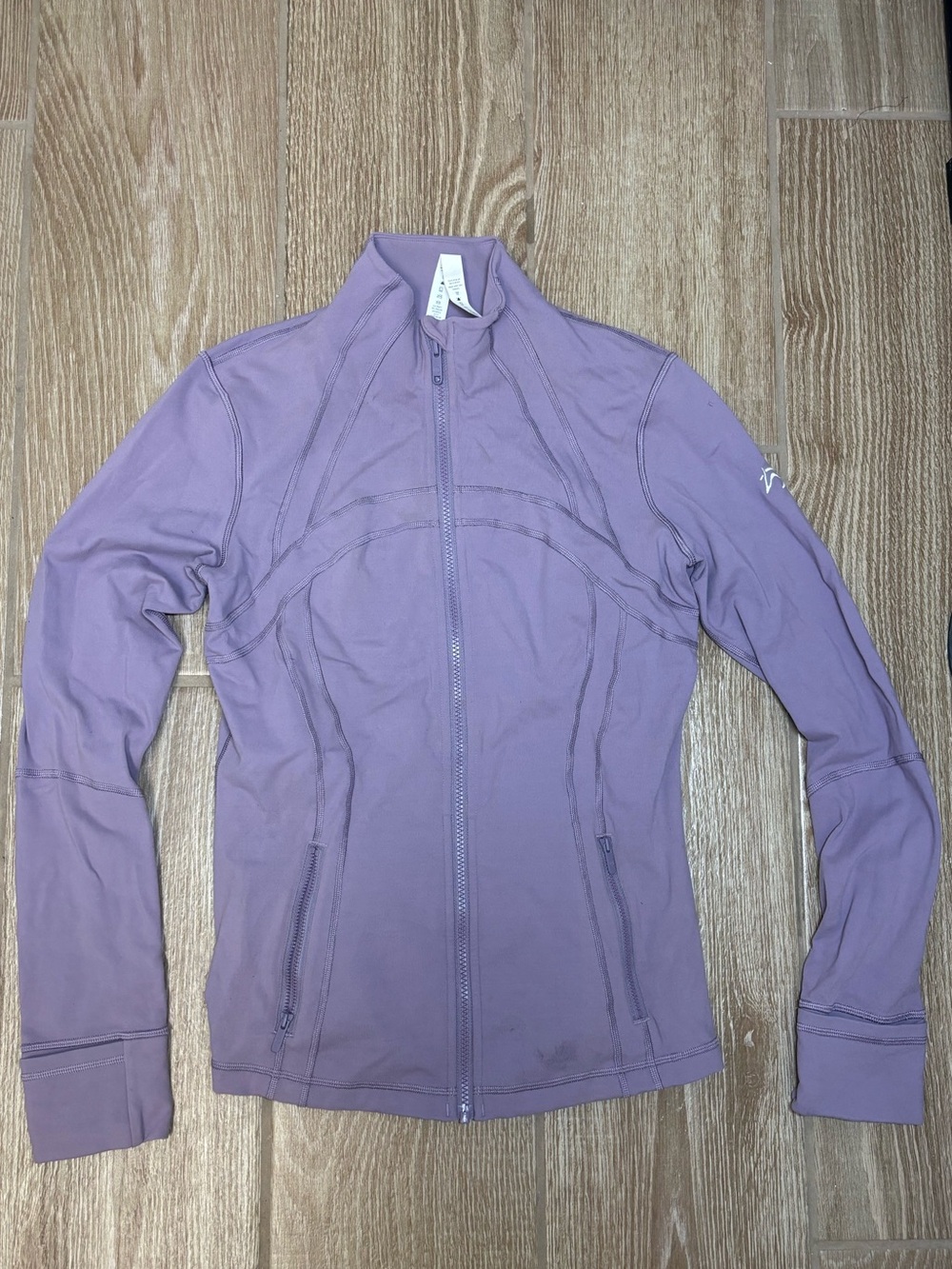lululemon athletica Lavender Full-Zip Bomber-Style Jacket